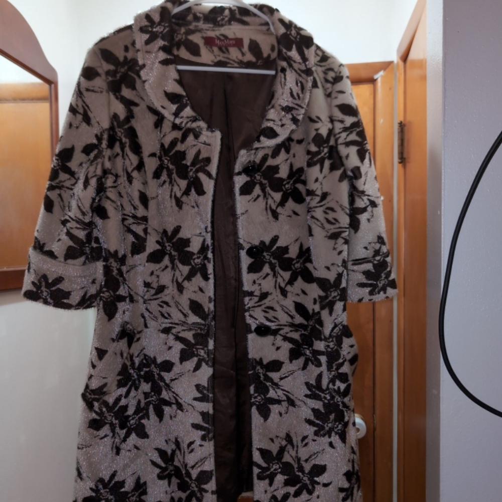 Max Mara Studio Woman's Vintage 73%Wool Coat